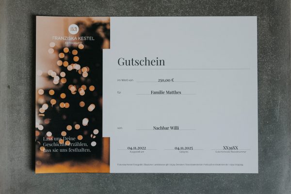 Foto-Gutschein